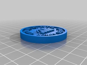 my customized coin creator coins & badges 3d print model - Mito3D