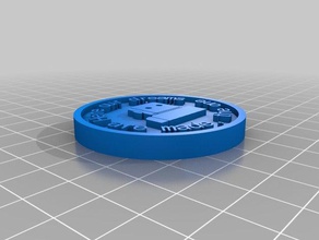 my customized coin creator 2 coins & badges 3d print model - Mito3D