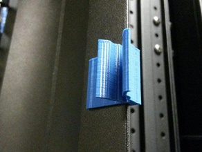di gestione dei cavi del pannello clip computer la rete il rack 3d print model - Mito3D