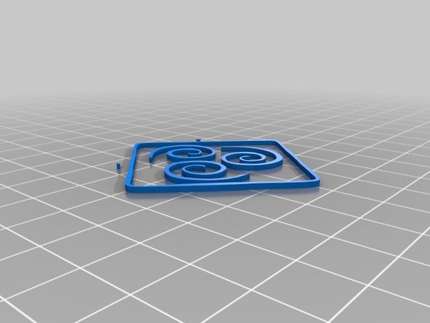 triton carimbo de base zero sinais e logotipos personalizado 3D print model - Mito3D