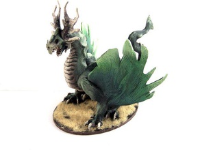 bosque dragon creatures 15mm 25mm 28mm 30mm continuum dungeon fantasy game gaming miniature monster multiverse myth rpg tabletop viking 3d print model - Mito3D