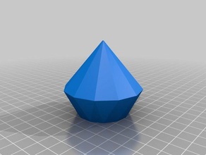 diamant personalizado 3d print model - Mito3D