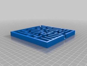 minha personalizado a-maze-ing labirinto quebra-cabeças 3d print model - Mito3D
