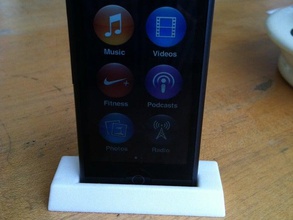 ipod nano de 7ª generación titular los gadgets base 3d print model - Mito3D