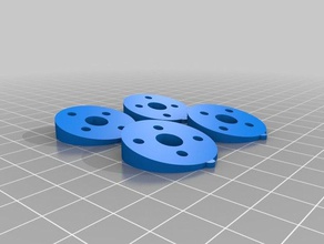 12 Grad geneigt motor mount zmr250 Fahrzeuge kundengebundene 3d print model - Mito3D