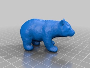 small panda bear scans & replicas 3d scan makerbotdigitizer 3d print model - Mito3D