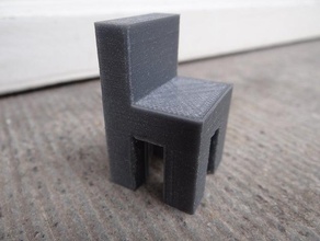 bricscad cadeira sinais e logotipos o empresa bricsys 3d print model - Mito3D