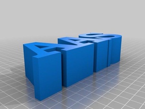 aas personalizado 3d print model - Mito3D