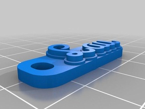 lau-chave da cadeia de v4 organização personalizado 3d print model - Mito3D