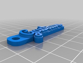 gustavo chave de cadeia v4 organização personalizado 3d print model - Mito3D