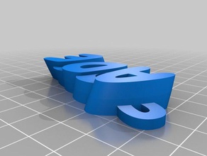 addie chaveiro organização personalizado 3d print model - Mito3D