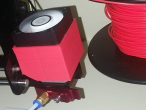 nema 17 cooler 50mm fan 3d printer parts 50mduct duct nema17 3d print model - Mito3D