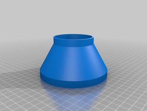 il mio personalizzato planer-e-shop-vac adattatore parti su misura 3d print model - Mito3D