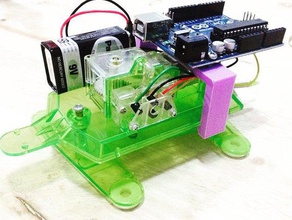 arduino bracket tamiya mechanical animal toys 3d print model - Mito3D
