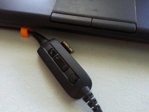 portátil mantener limpio clip de alambre equipo ordenador 3d print model - Mito3D