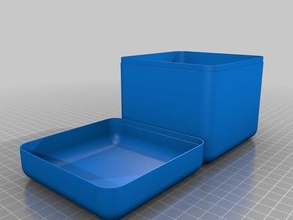 100mm customized box lidrounded corners organization 3d print model - Mito3D