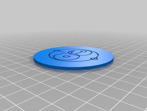 mon personnalisés circulaire gallifreyan pièce de monnaie pièces et badges personnalisé 3d print model - Mito3D
