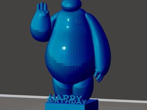 baymax happybrithday L'impression 3d 3d print model - Mito3D