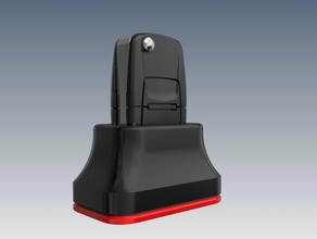 keyholder vag car key s automotive holder 3d print model - Mito3D