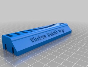 my customized usb stick sd card holder v3 organization 3d print model - Mito3D