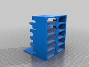 base de lapices organización personalizado 3d print model - Mito3D