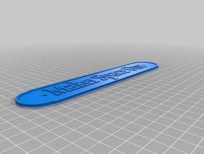 maker space one wall sign decor customized 3d print model - Mito3D