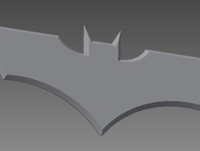 batarang L'impression 3d de batman jeter étoiles 3d print model - Mito3D