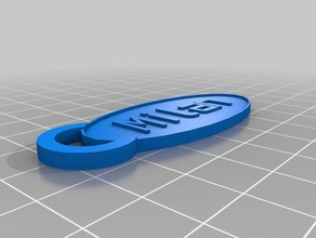 milano keychain i portachiavi su misura 3d print model - Mito3D