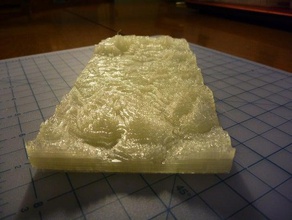 cho oyu ngozumpa glacier öğrenme everest Dağı coğrafya dağ arazi topografya 3d print model - Mito3D