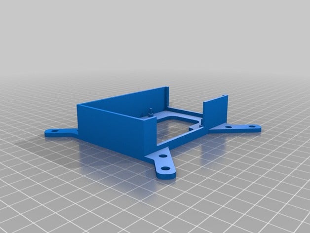 2 vesa durumda f r raspberry pi b+ odroid c1 75, 100 bilgisayar hardkernel 75 3D print model - Mito3D