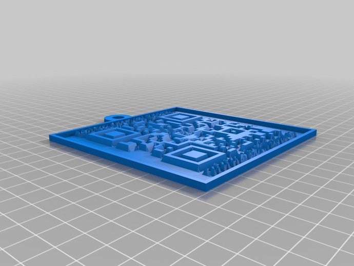 código qr lith maketprocom de texto 2d art personalizado 3D print model - Mito3D