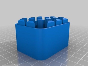 caso de bat superior los contenedores personalizado 3d print model - Mito3D