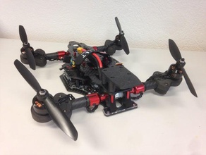 tilt pro racer 3d printed parts r c vehicles mini quadcopter multirotor multirotors copter frame kit multirp rc 3d print model - Mito3D