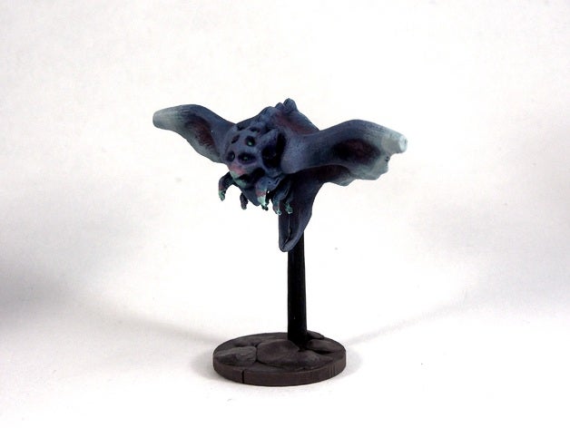 xeno-espèces scintillant fiends creatures 15mm 25mm 28mm alien bat continuum fantasy game gaming insect miniature monster multiverse rpg scifi tabletop 3D print model - Mito3D