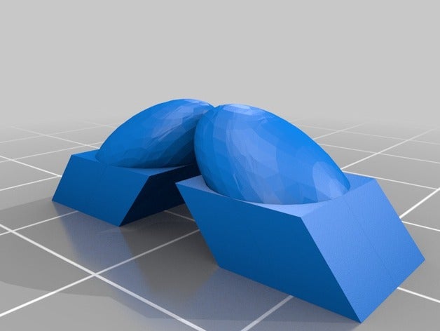 leaning eggs 3D print model - Mito3D
