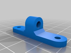 fan holder mounting bar parametric 3d printer parts 3d print model - Mito3D