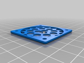 40mm simple fan guard parts customized 3d print model - Mito3D