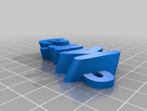 karen organização personalizado 3d print model - Mito3D