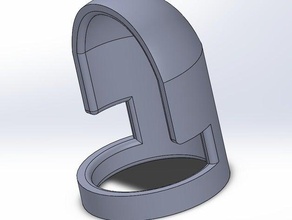 el pulgar de la guardia impresión en 3d herramientas mano guante plástico protección 3d print model - Mito3D
