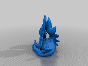 kil ejderha tarama ve kopyaları makerbotdigitizer 3d print model - Mito3D