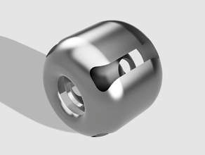 square-circle-ball autodesk fusion just fun 3d print model - Mito3D
