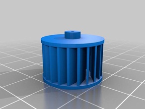 squirrel cage blower 3d printing fan 3d print model - Mito3D