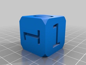 testdiev2 dice customized 3d print model - Mito3D