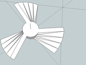 eliche altri propellor ruotare sketchup 3d print model - Mito3D