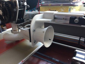 k8200 fan duct inlet 3d printing 3d print model - Mito3D