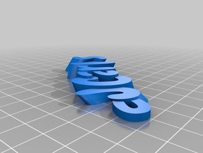 jc organização personalizado 3d print model - Mito3D
