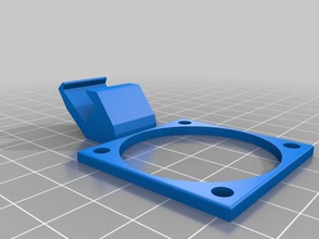 fan mount 40mm other 3d print model - Mito3D