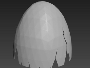 calimero la cáscara de huevo sombrero 3d print model - Mito3D