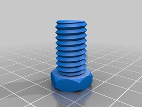 d12-20mm Schraube Teile kundengebundene 3d print model - Mito3D