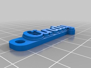 cindy angepasst multiline-tag Schlüsselanhänger - Organisation kundengebundene 3d print model - Mito3D